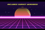80s VHS Grid Background Videos, a Background Graphic by Enchanted Studios (Thumbnail 4 of 5)