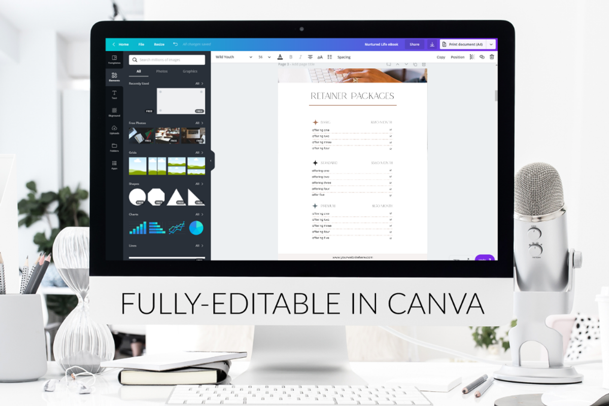 Sofia Marie Pricing & Services Guide, a Templates & Theme by Lady Boss Studio (Photo 6 of 9)