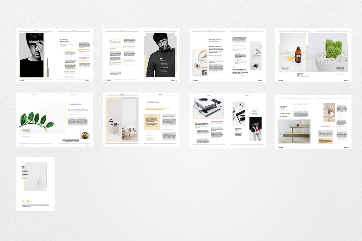 Giola Lookbook/Magazine - 2019, a Brochure Template by Bokuto (Photo 12 of 12)