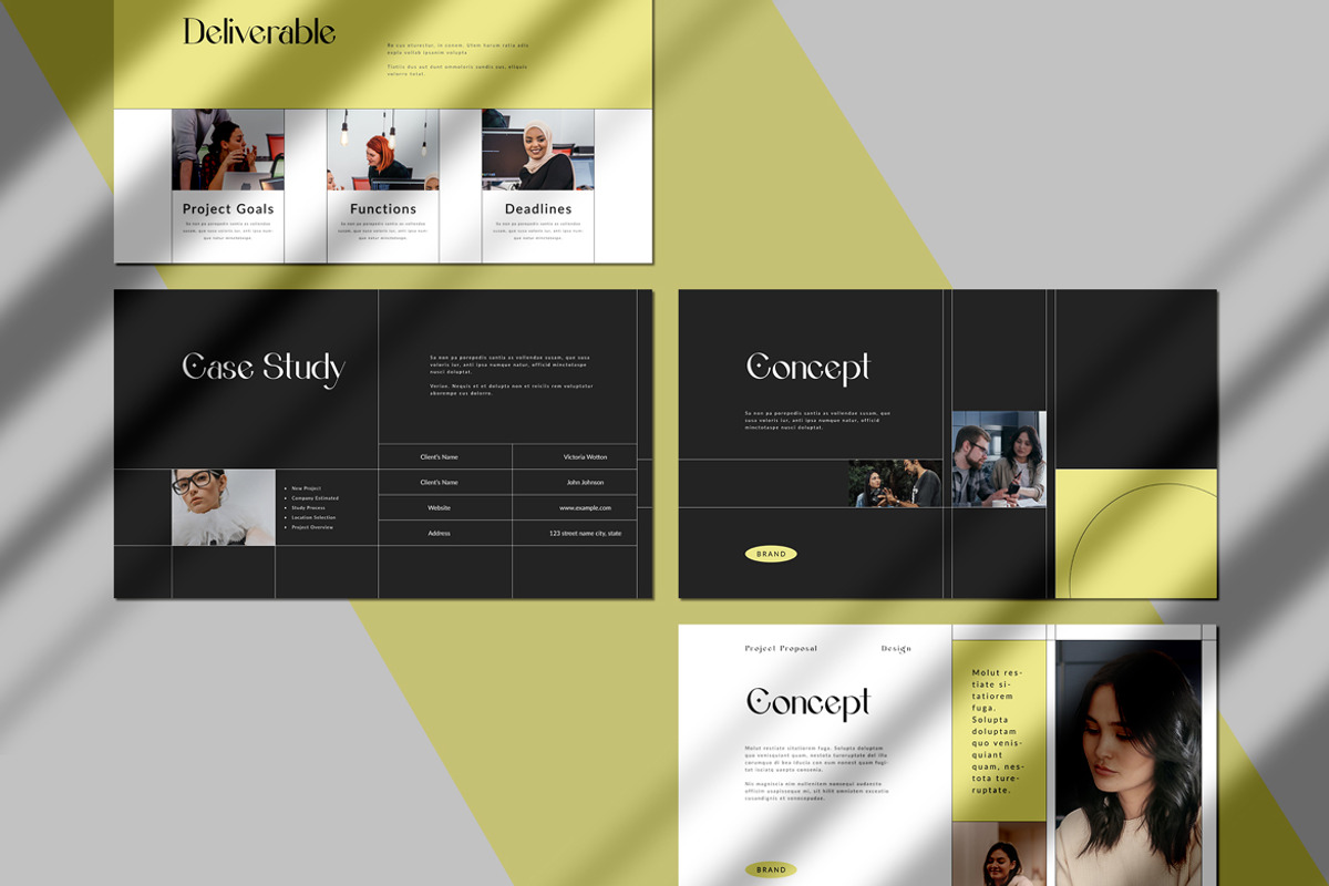 Brand Proposal Keynote Template, a Presentation Template by White Graphic (Photo 5 of 9)