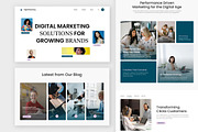 Digital Marketing Homepage, a Landing Page Template by Antstheme (Thumbnail 2 of 2)
