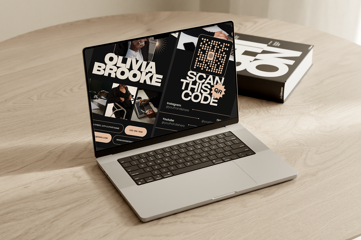 Bold Digital Business Card, a Marketing Template by Creatif Foundry (Photo 4 of 6)