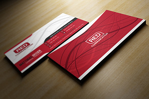 Red Business Card