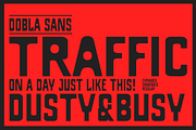 Dobla Sans | Industrial Font, a Sans Serif Font by Jolicia Type (Thumbnail 2 of 14)