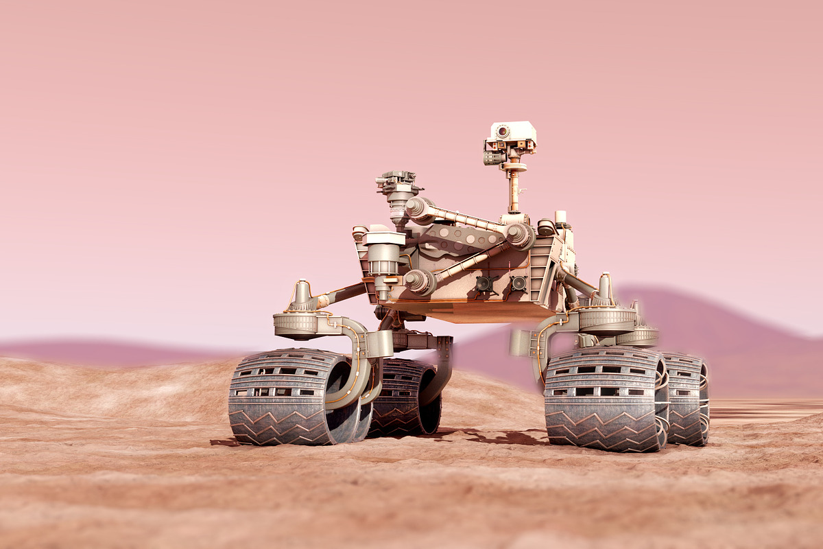 Curiosity Rover Mars 3d model vray, a Cars & Vehicle 3D Model by konstantin.ermolaev (Photo 2 of 6)
