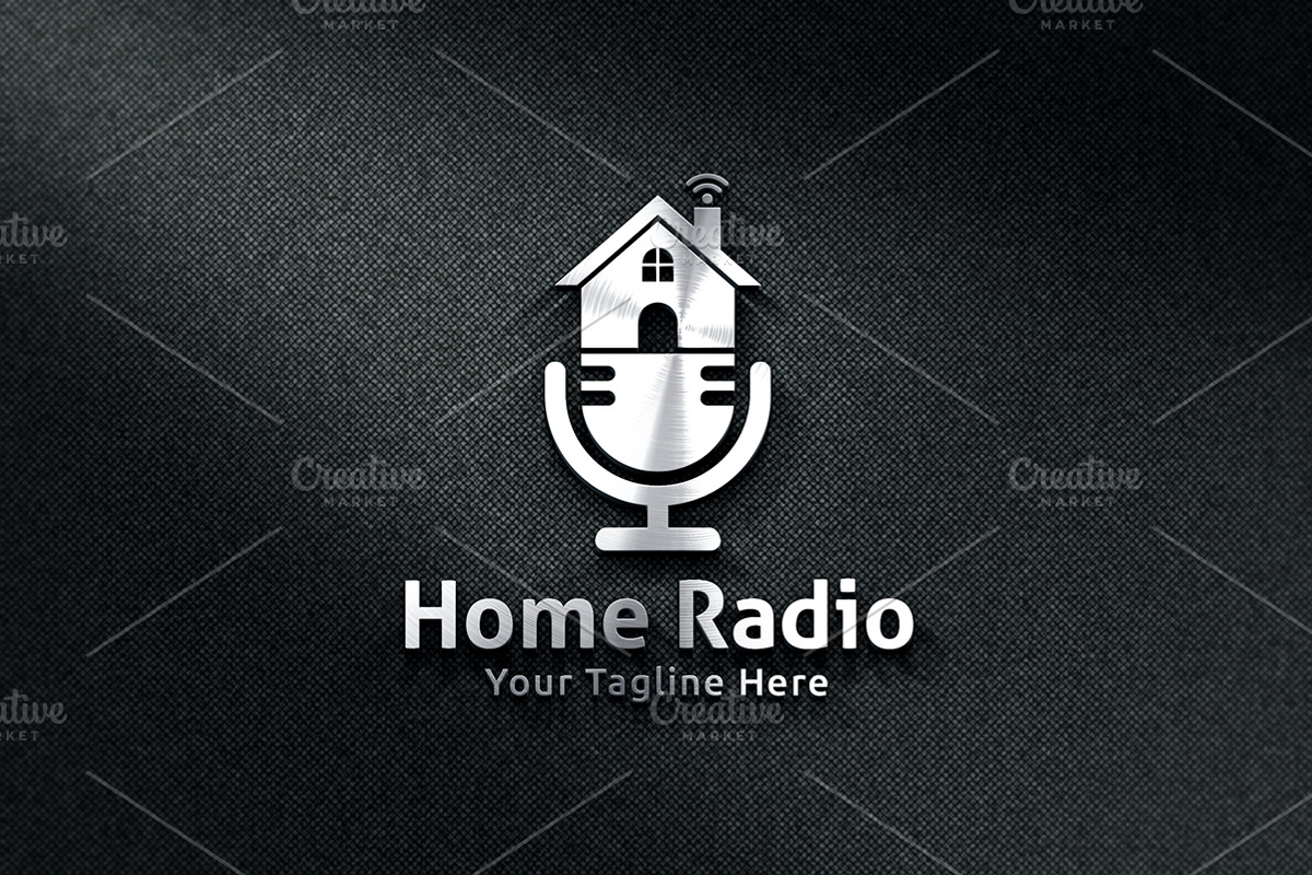 Home Radio Logo, a Branding & Logo Template by Martin-Jamez (Photo 2 of 3)