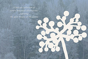 Winter Botanicals Clipart, a Seasonal Illustration by RaDavCrafts (Thumbnail 3 of 12)