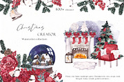 Watercolor Christmas Bundle., an Object Graphic by ma_i_vi (Thumbnail 2 of 8)