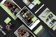 FITNESS & GYM - instagram template, a Social Media Template by Digital Breath templates (Thumbnail 2 of 6)