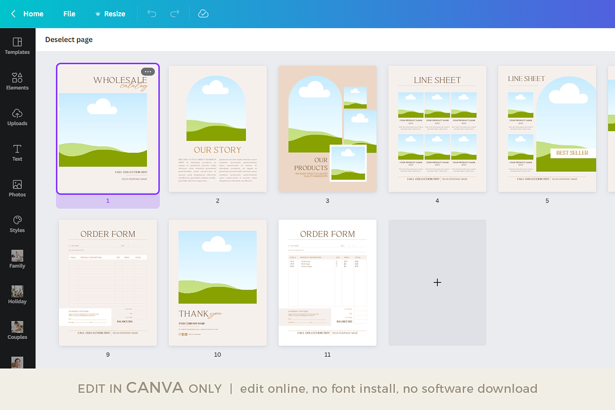 CANVA Wholesale Catalog Template, a Magazine Template by Digiluxe (Photo 7 of 7)