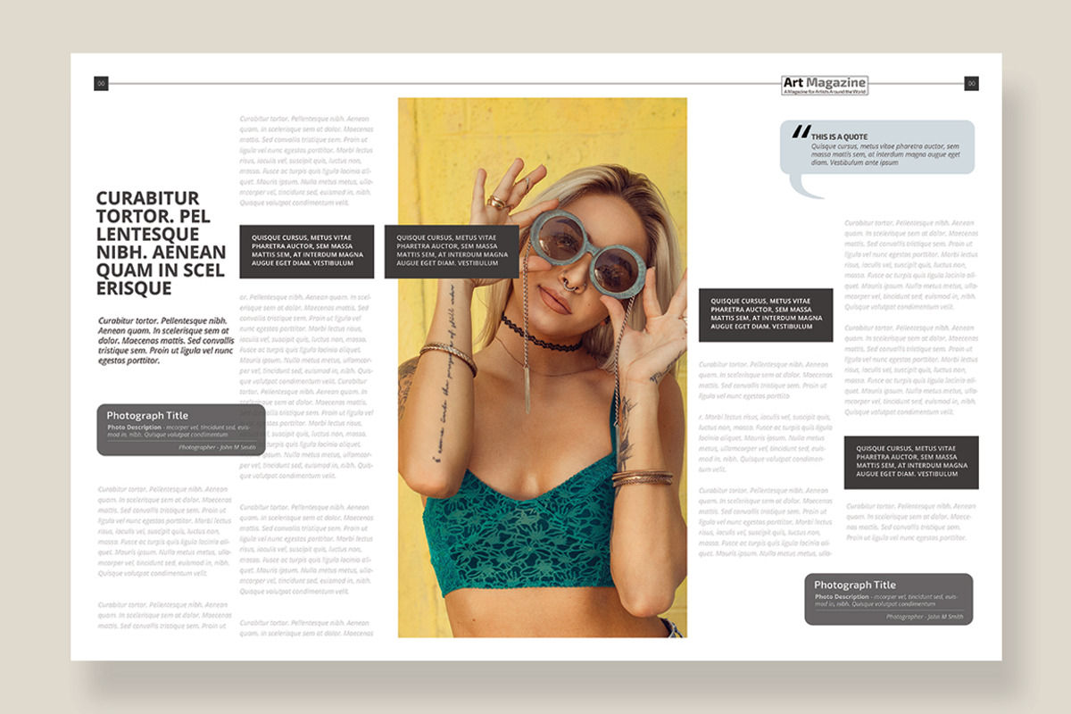 Magazine Template 01, a Magazine Template by pmvch (Photo 7 of 12)