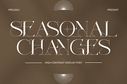 Seasonal Changes - Luxury Font, a Font by 177Studio (Thumbnail 1 of 8)