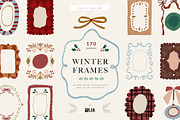 170+ Whimsical Frames & Bows, a Decorative Illustration by Olia (Thumbnail 1 of 20)