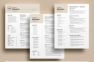 Resume Template, CV Template