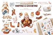 Knitting Digital Illustrations, an Illustration by Izobova (Thumbnail 1 of 10)