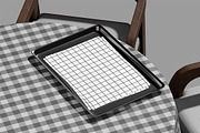 Restaurant Menu Mockup Pack, a Product Mockup by Neermana (Thumbnail 5 of 8)