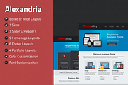 Alexandria, a WordPress Template by themealley