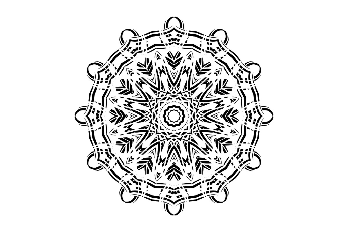 Decorative Mandala Digital Art Pack, a Decorative Illustration by NJ Himel (Photo 93 of 101)