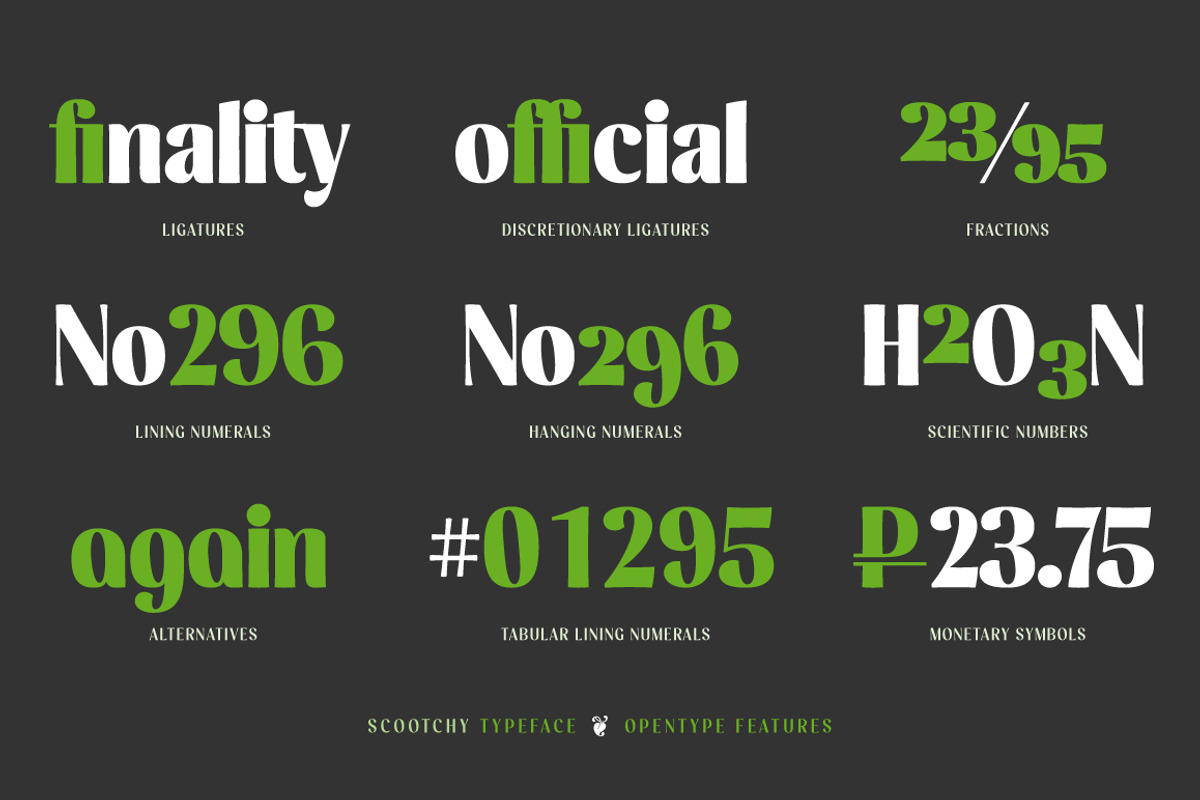 Scootchy, a Sans Serif Font by Typogama (Photo 6 of 13)