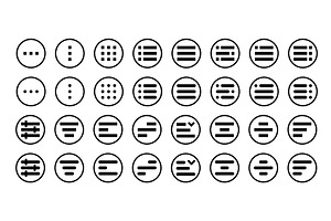 Minimal Set of Hamburger Menu, an Object Illustration by Things for designers