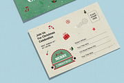 Merry Christmas Postcard Template, a Card Template by MightyDesign (Thumbnail 4 of 8)