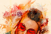 Portrait Photo Painting Effect PSD, a Brushes & More by zahidhossainalif (Thumbnail 7 of 18)