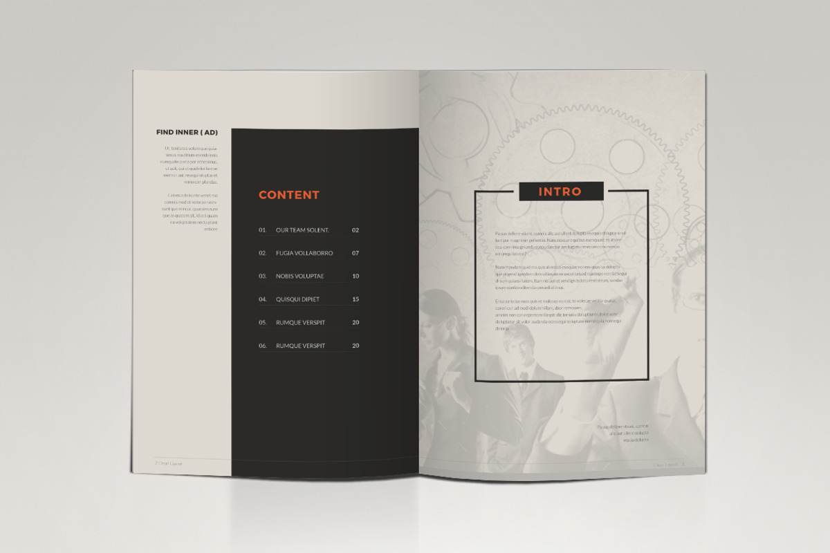 Minimal Business Brochure, a Brochure Template by Estartshop (Photo 2 of 5)