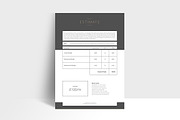 Brief-Estimation-Invoice-Letterhead, a Stationery Template by artisanHR (Thumbnail 8 of 9)