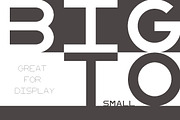 SIMON Thick & Thin Display Font, a Sans Serif Font by biibee (Thumbnail 7 of 10)