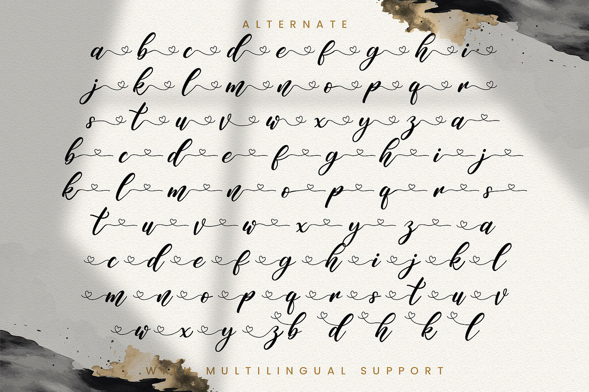 Hanyka Rathery - Lovely Script Font, a Script Font by StringLabs (Photo 9 of 11)