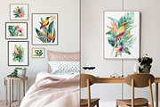Exotic Botanical Bird Illustration, a Decorative Illustration by Housui Patterns (Thumbnail 4 of 12)