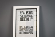 Realistic Poster Frame Mockup, a Print Template by Franklin Design (Thumbnail 4 of 4)