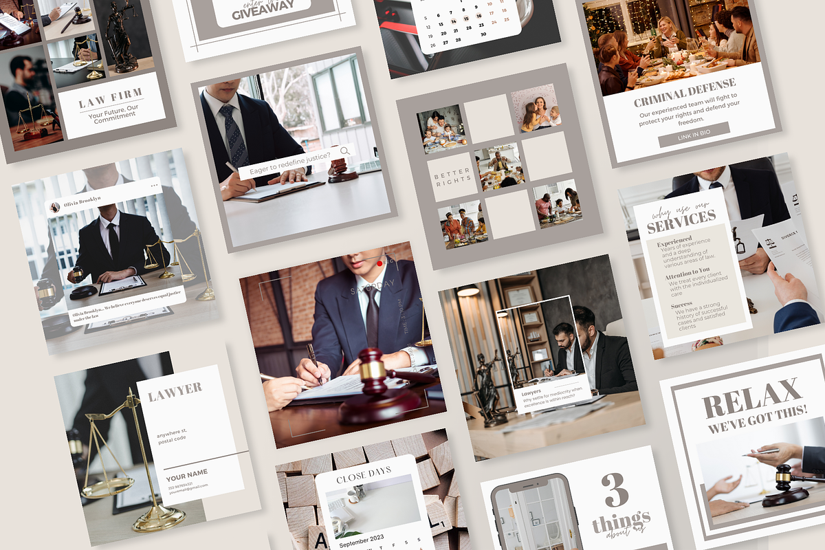 Lawyer Instagram Marketing, a Social Media Template by EliteMatidi (Photo 7 of 8)