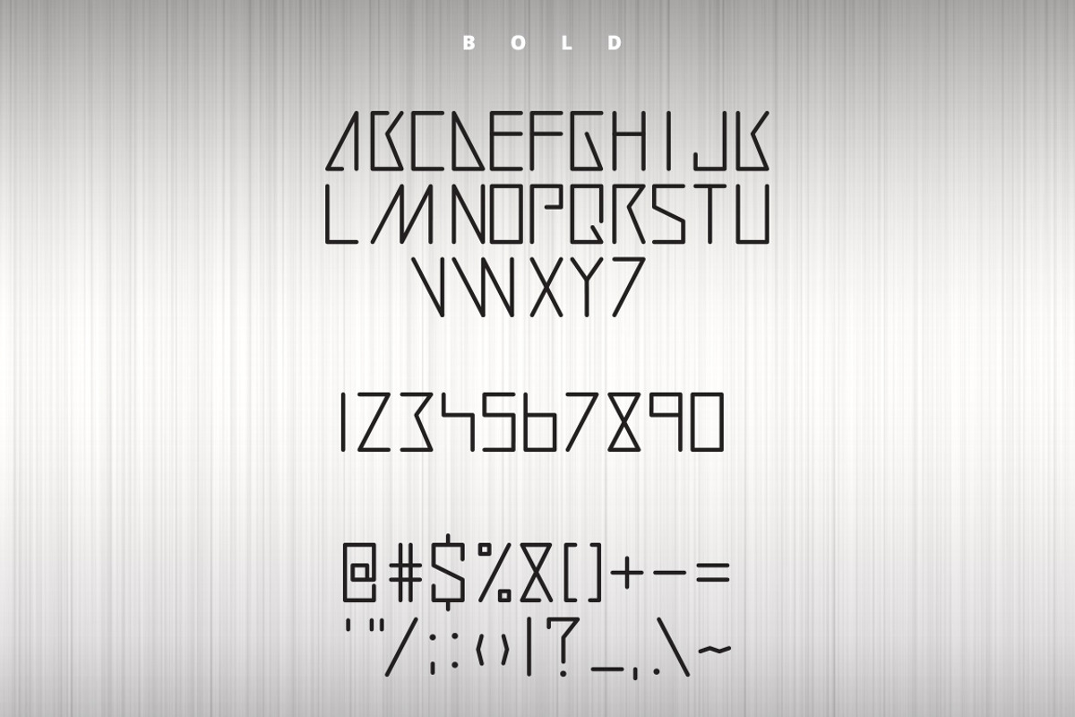 Digitalium Condensed Future Font preview 4