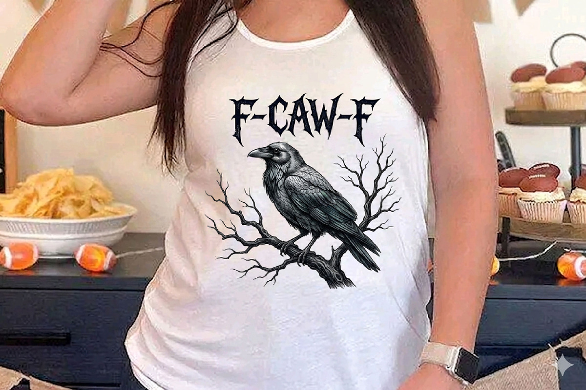F-Caw-F Sublimation Png, a Seasonal Illustration by Designking (Photo 4 of 4)