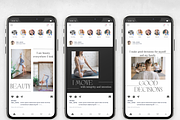 Yoga Instagram Post Templates, a Social Media Template by VeliusCreativeStudio (Thumbnail 4 of 9)