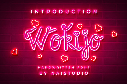 Wokijo - Loving Handwritten Font