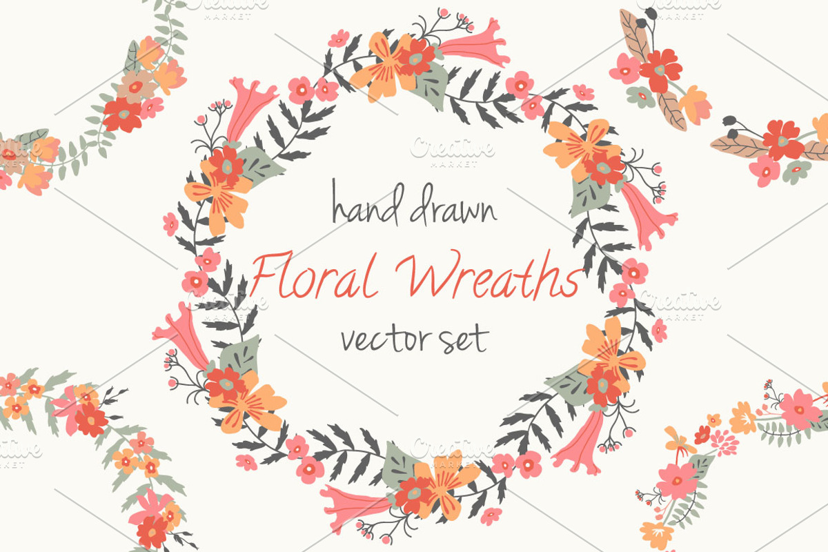 Floral Wreaths Pack