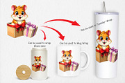Hamster Clipart Gift, a Graphic by Artnoy (Thumbnail 4 of 5)