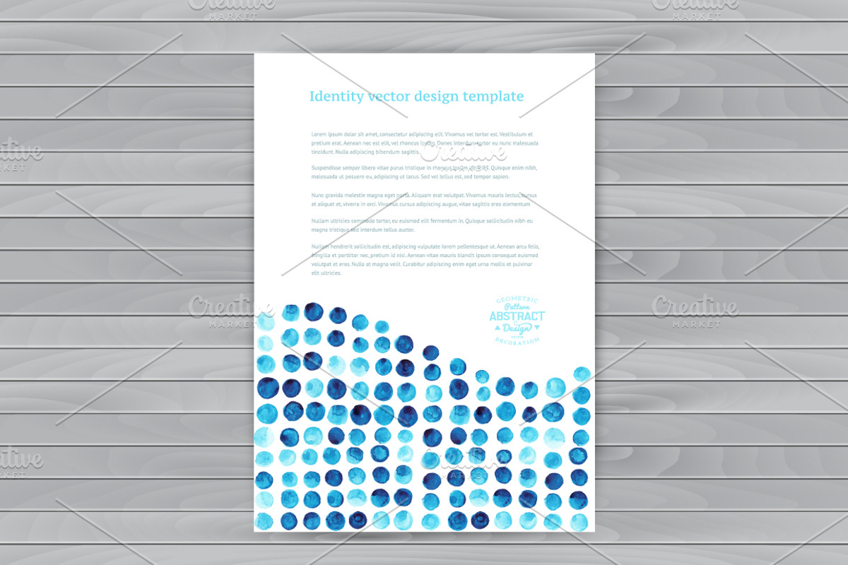 Vector watercolor seamless pattern preview 5