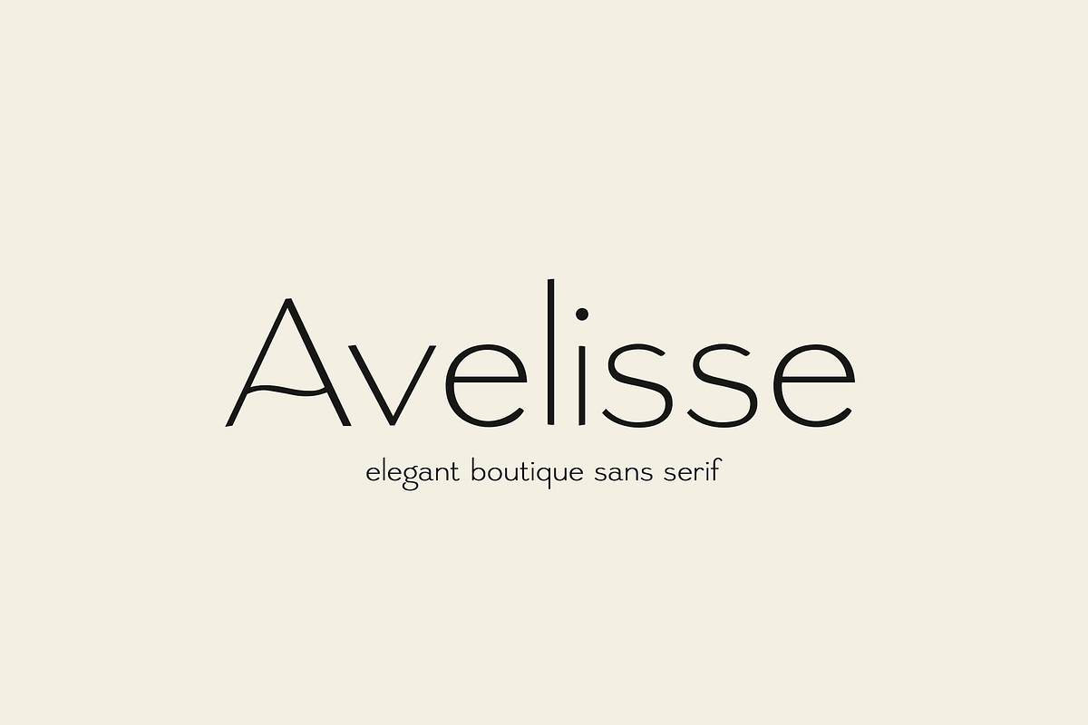 Avelisse Elegant Boutique Sans, a Sans Serif Font by gafaroff studio (Photo 1 of 5)