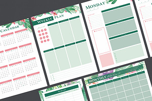 Tropical Style Weekly Planner