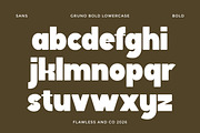 Gruno - Bols Sans Serif Font, a Sans Serif Font by Flawless And Co (Thumbnail 7 of 10)