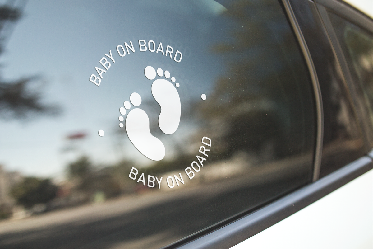 Baby Footprint,  BABY ON BOARD PNGs, an Object Graphic by bigmomentsdesign (Photo 4 of 7)