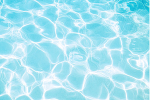 Refreshing clear blue pool water, a Nature Photo by Lermont51
