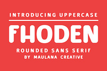 Fhoden Rounded Sans Serif Font