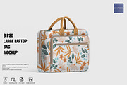 Large laptop bag mockup, a Household Mockup by GraphicVil (Thumbnail 1 of 9)