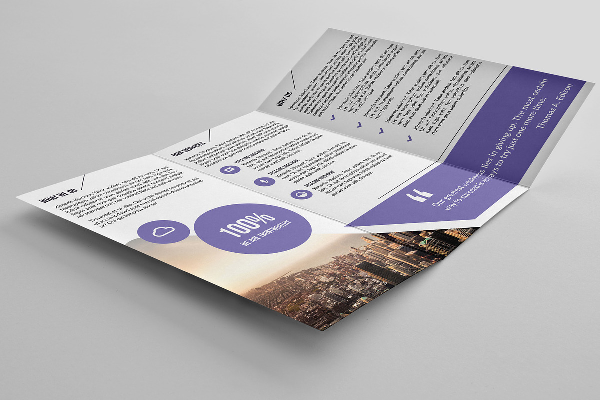 Trifold Brochure Template, a Brochure Template by assaiv (Photo 7 of 9)