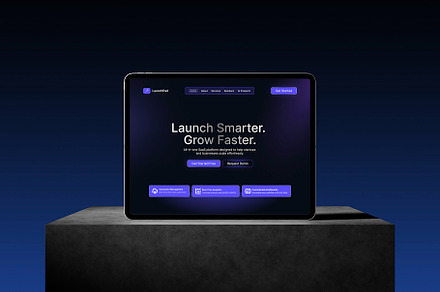 Modern SaaS Landing Page UI Kit, an UI Kit Template by PetersTouch Creative