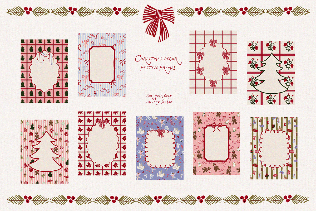 Whimsy Christmas collection, a Seasonal Illustration by lokko studio (Photo 9 of 11)